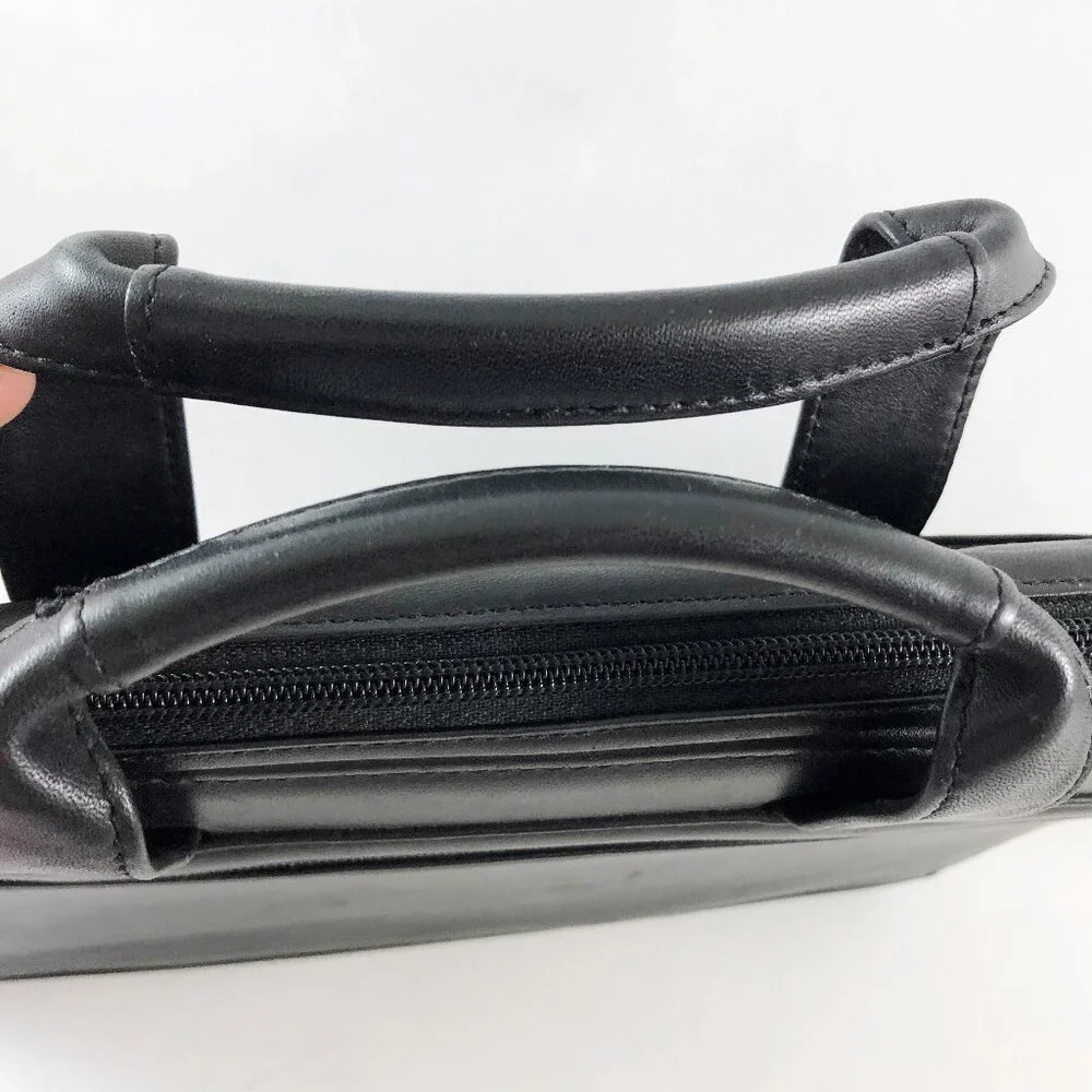TUMI Black Leather Documents Case